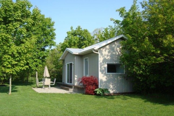 Beautiful private location with patio, furniture and fire pit