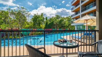 One Bedroom Deluxe Pool Side | Balcony view