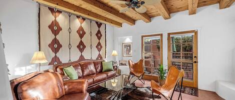 TV, fireplace, offices