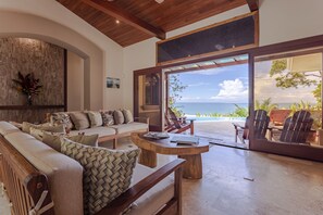 Smart TV, books, stereo