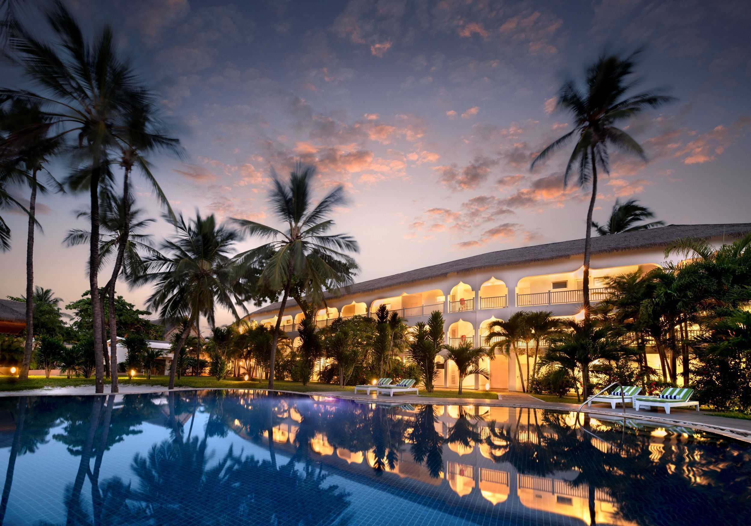 Front of property - evening/night