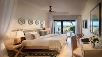 Premium bedding, minibar, in-room safe, desk