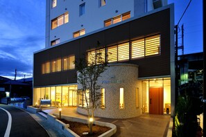 Front of property – evening/night