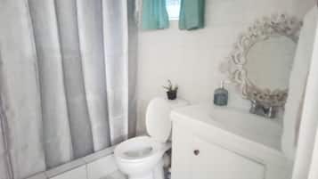 Towels, soap, toilet paper