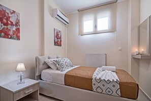 4 slaapkamers, een kluis op de kamer, een strijkplank/strijkijzer