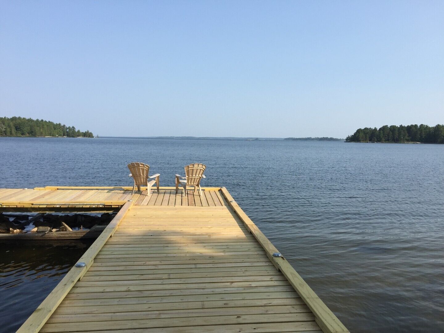 Plage, chaises longues