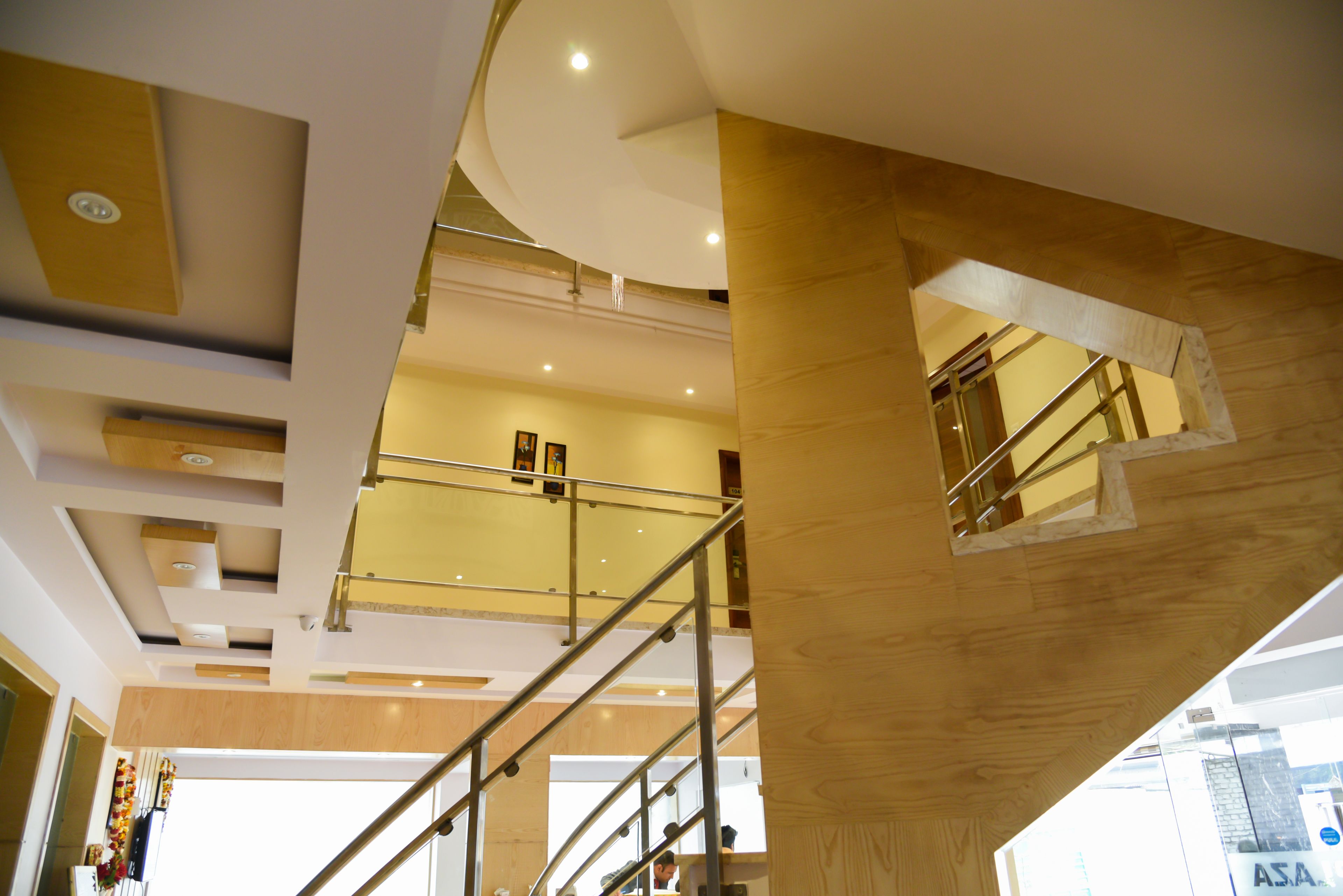 Interior entrance