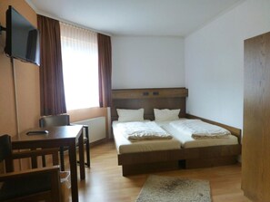 Desk, rollaway beds, free WiFi, bed sheets
