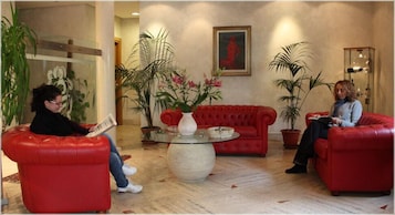 Sala de estar en el lobby