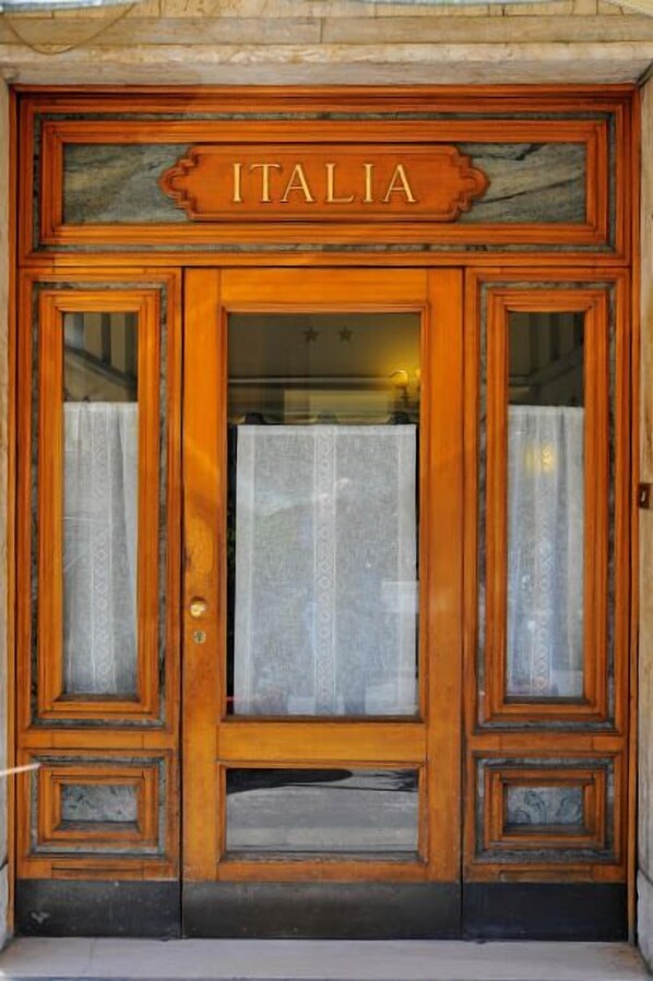 Façade de l’hébergement