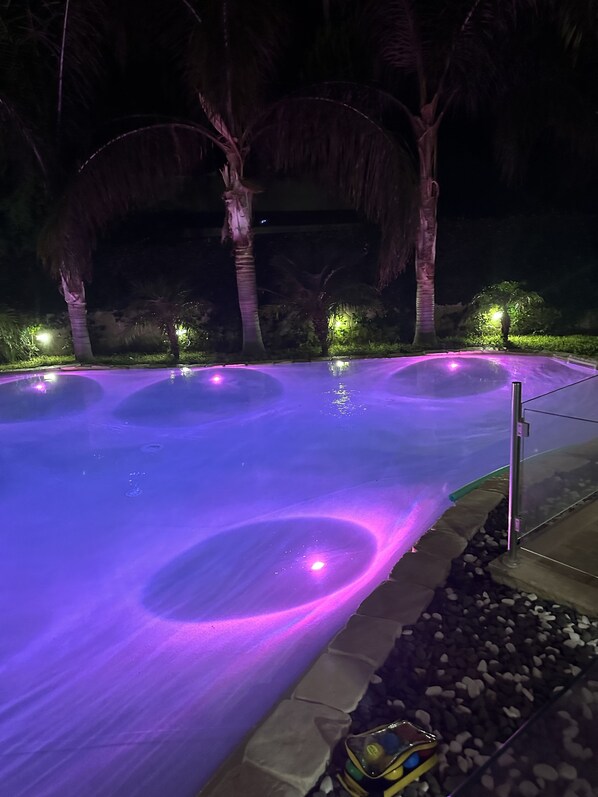 Outdoor pool - Villa Joel with splendid swimming pool in the heart of Fontane Bianche (Fontane Bianche)