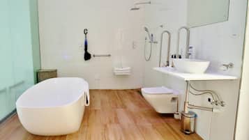 Superior Room | Bathroom | Free toiletries, hair dryer, towels, soap