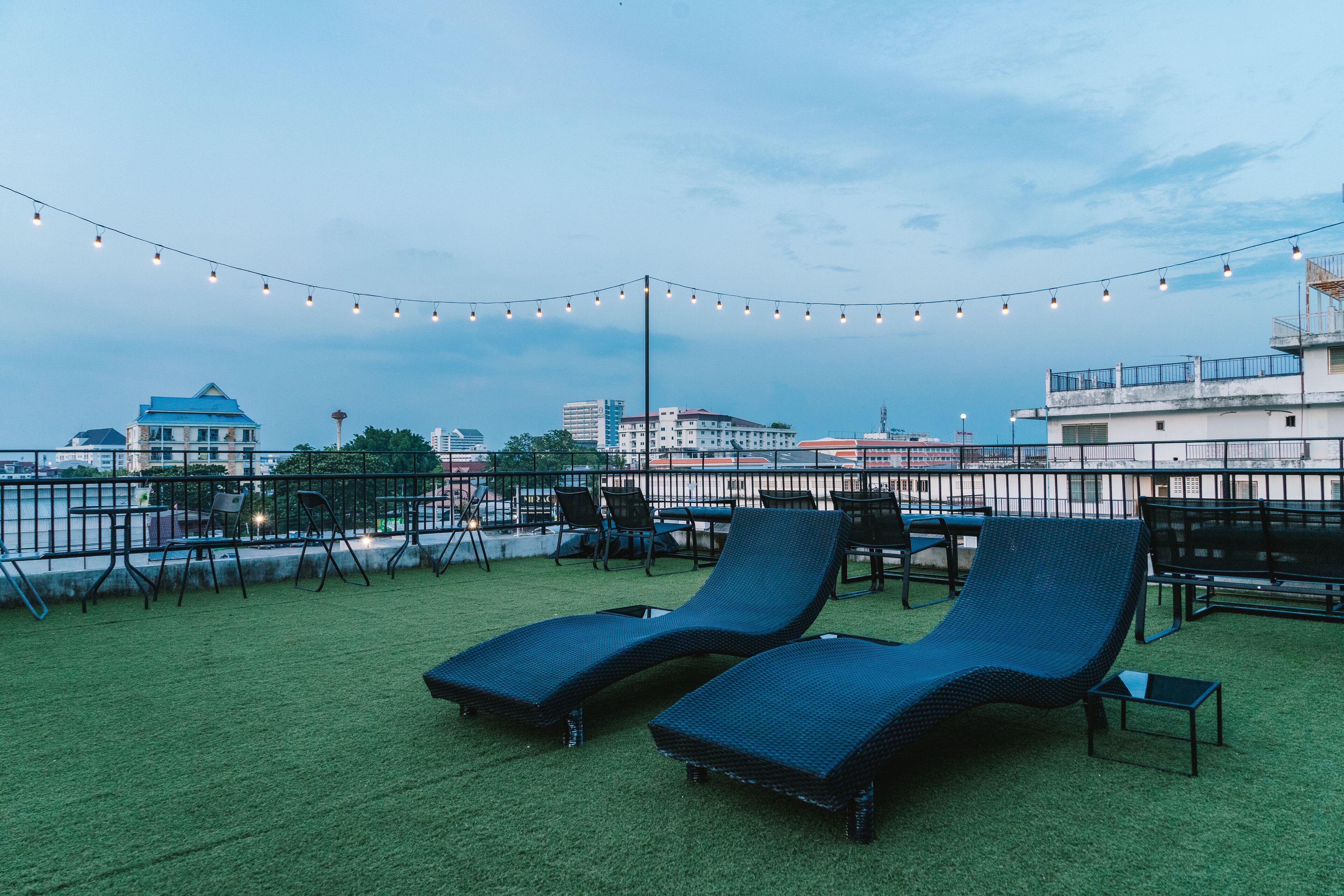 Bar på takterrassen