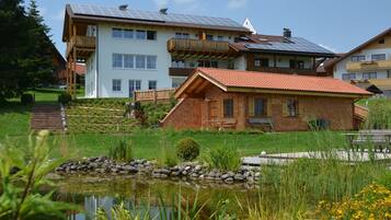 Luxury Chalet, 1 Bedroom, Fireplace, Pool View | Premium bedding, minibar, desk, blackout drapes