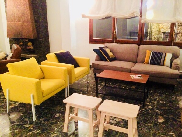 Sala de estar en el lobby