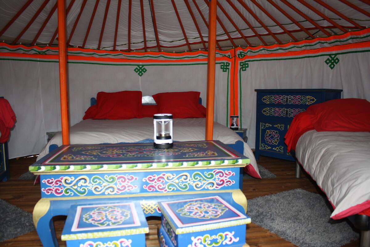 Standard Tent, Shared Bathroom | Memory foam beds, individually decorated, individually furnished