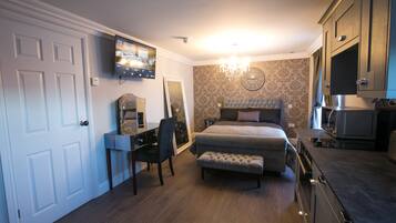 1 soveværelse, strygejern/strygebræt, gratis Wi-Fi, sengetøj