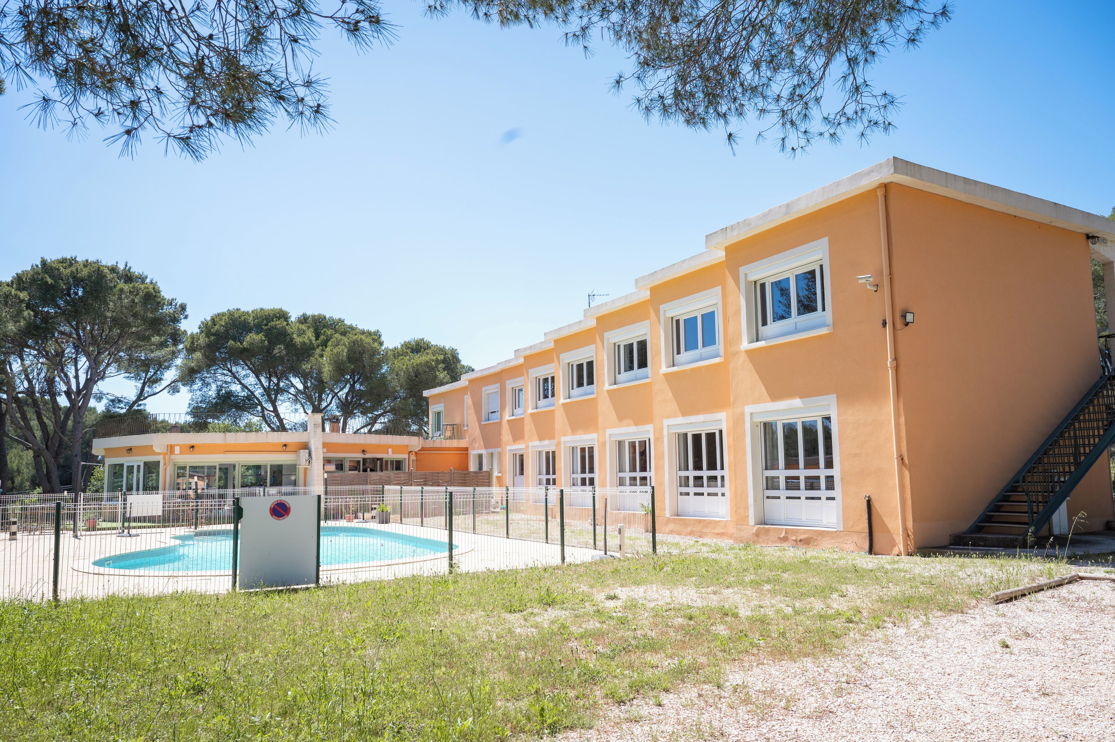 Voorkant van accommodatie