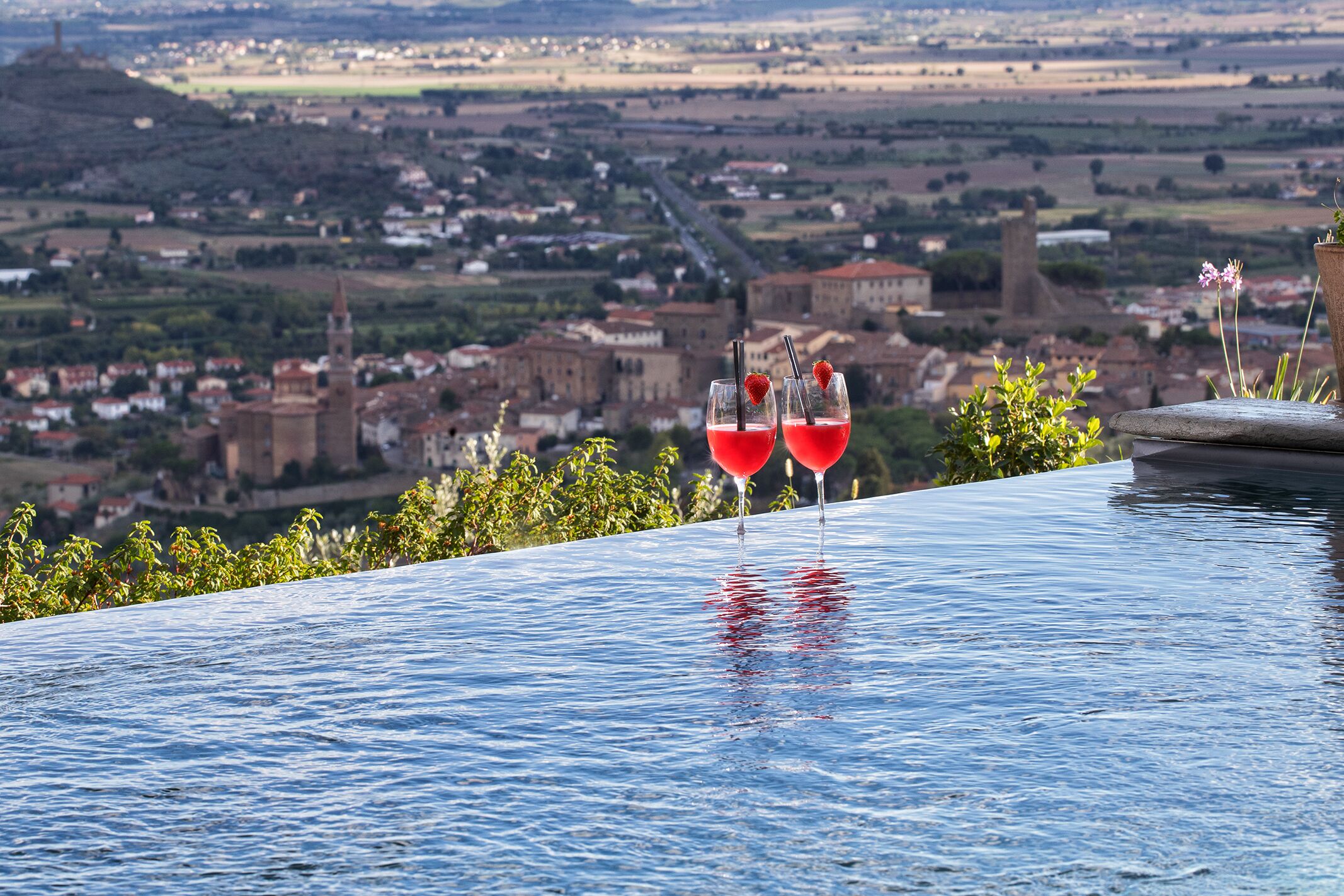 An infinity pool