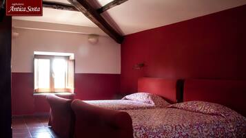 Zimmer, 2 Einzelbetten, Gartenblick