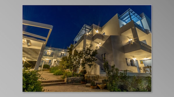 Front of property - evening/night