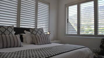 2 Bedroom with Mountain View | Individually decorated, individually furnished, desk, iron/ironing board