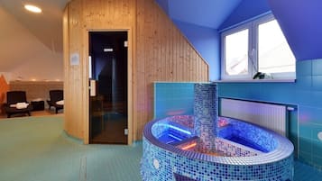 Sauna, Hydrotherapie, Ganzkörperwickelbehandlung, Körperpeelings