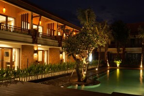 Front of property - evening/night - Arena Living (Denpasar)