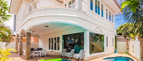 Overnatningsstedets facade