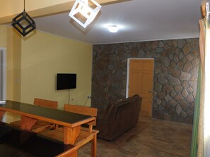 47-inch TV with cable channels