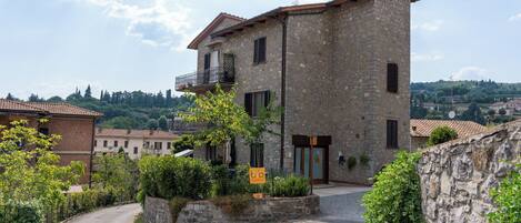 Voorkant van accommodatie