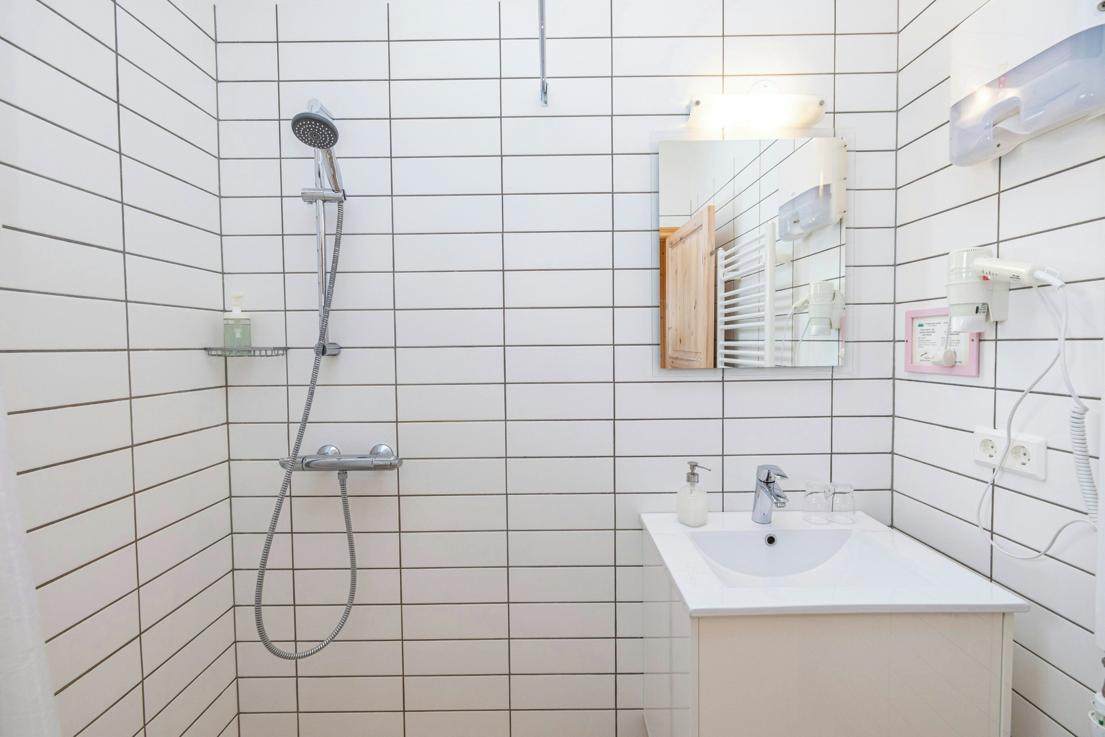 Dusj på badet