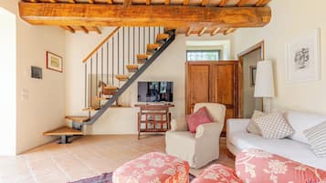 Smart-TV, peis, DVD-spiller og bordtennis