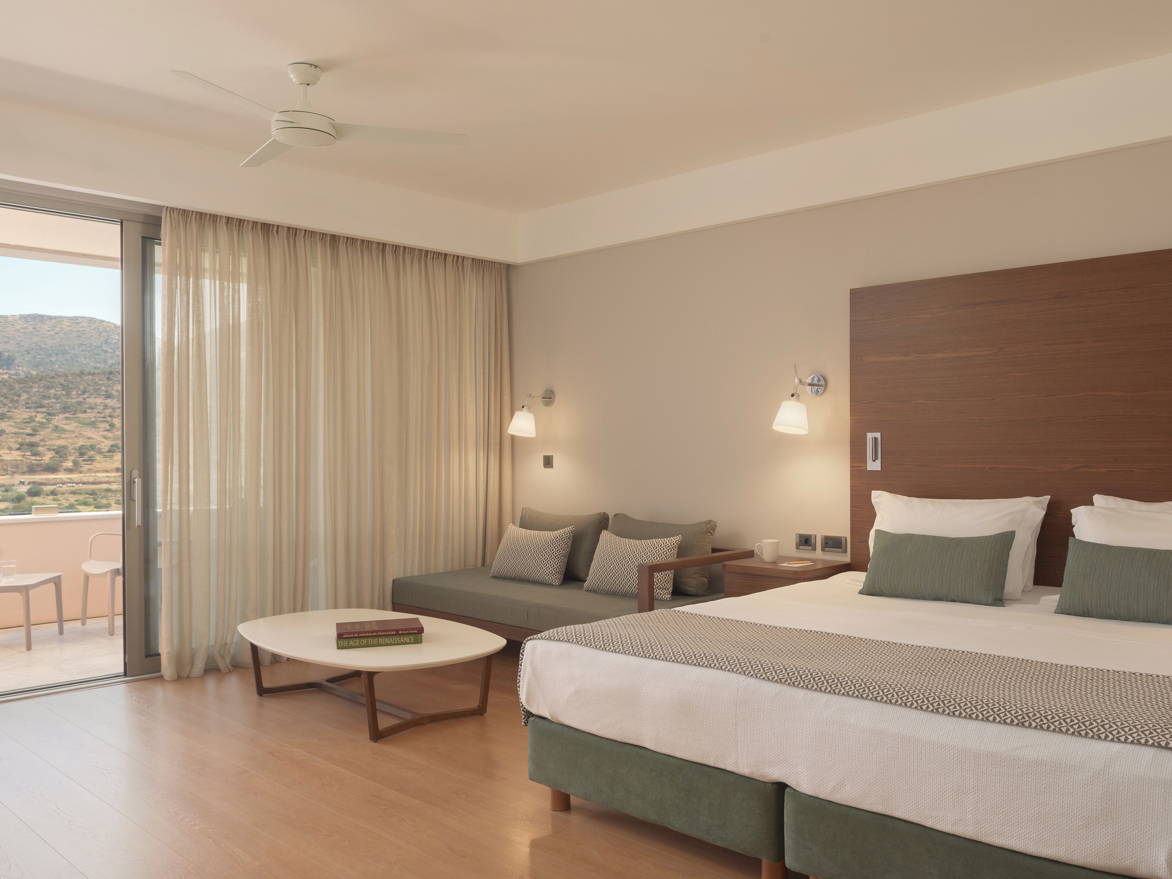 Junior Suite with Golf Course and Mountain View | Egyptian cotton sheets, premium bedding, memory foam beds, minibar