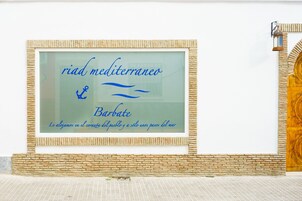 A szálláshely bejárata