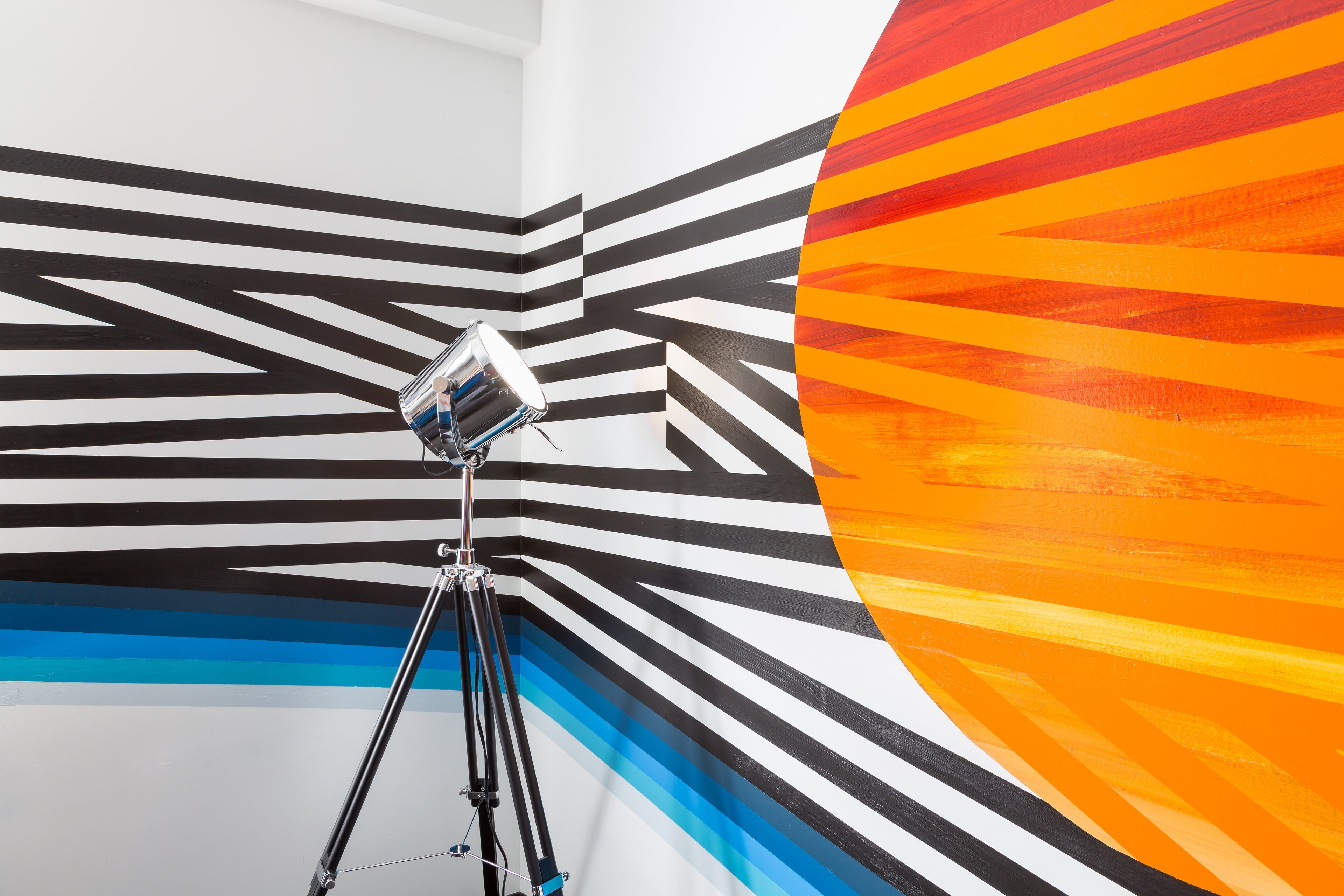 reel countdown movie suite | living area | 63-inch flat-screen tv with digital channels, tv