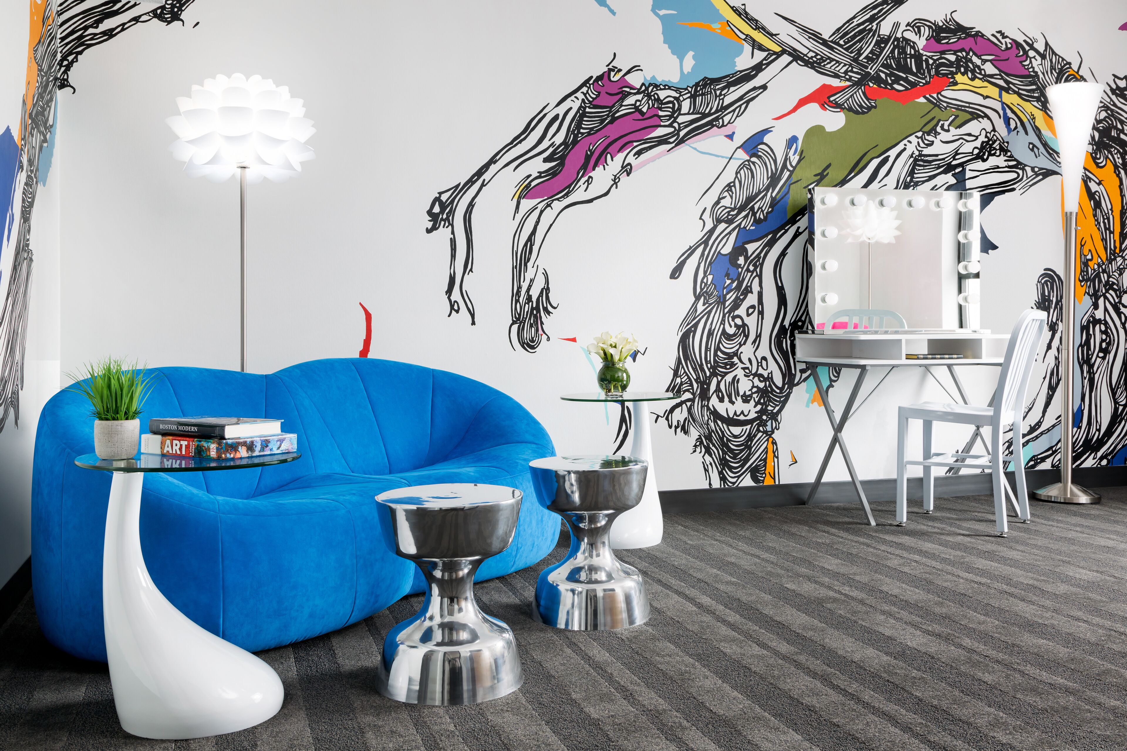 Suite destacada | Sala d'estar | Televisor de pantalla plana de 55 polzades amb canals digitals 