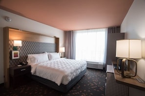 Premium bedding, down comforters, pillowtop beds, desk