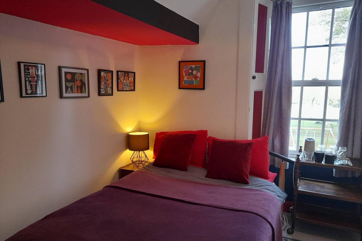 Basic Single Room, Private Bathroom, Mountain View (Klee Room)