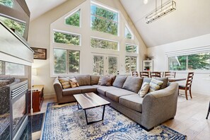 テレビ、暖炉、テレビゲーム、DVD プレーヤー