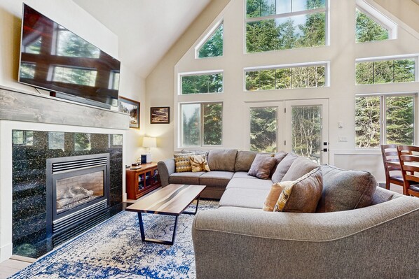 テレビ、暖炉、テレビゲーム、DVD プレーヤー