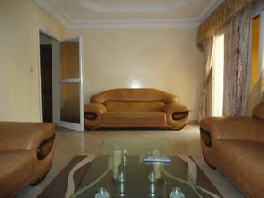 Apartment, 3 Bedrooms | Living area | TV - Residence Axa Hann Mariste (Dakar)