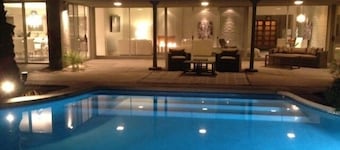 Sunny Mid-C Modern Beauty! Stunning Pool, Spa, Mountain Views!