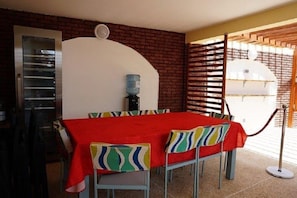 Outdoor dining - Villa Citronnelle Ngaparou (Ngaparou)
