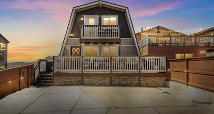 Ocean View Home With Fun Deck & Just Steps To The Beach - Sleeps 10