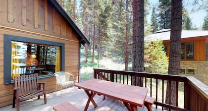 Lakefront cabin w/ a private dock, deck space, grill, and more - dogs welcome