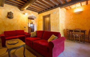 Télévision, cheminée, lecteur de DVD, table de tennis de table