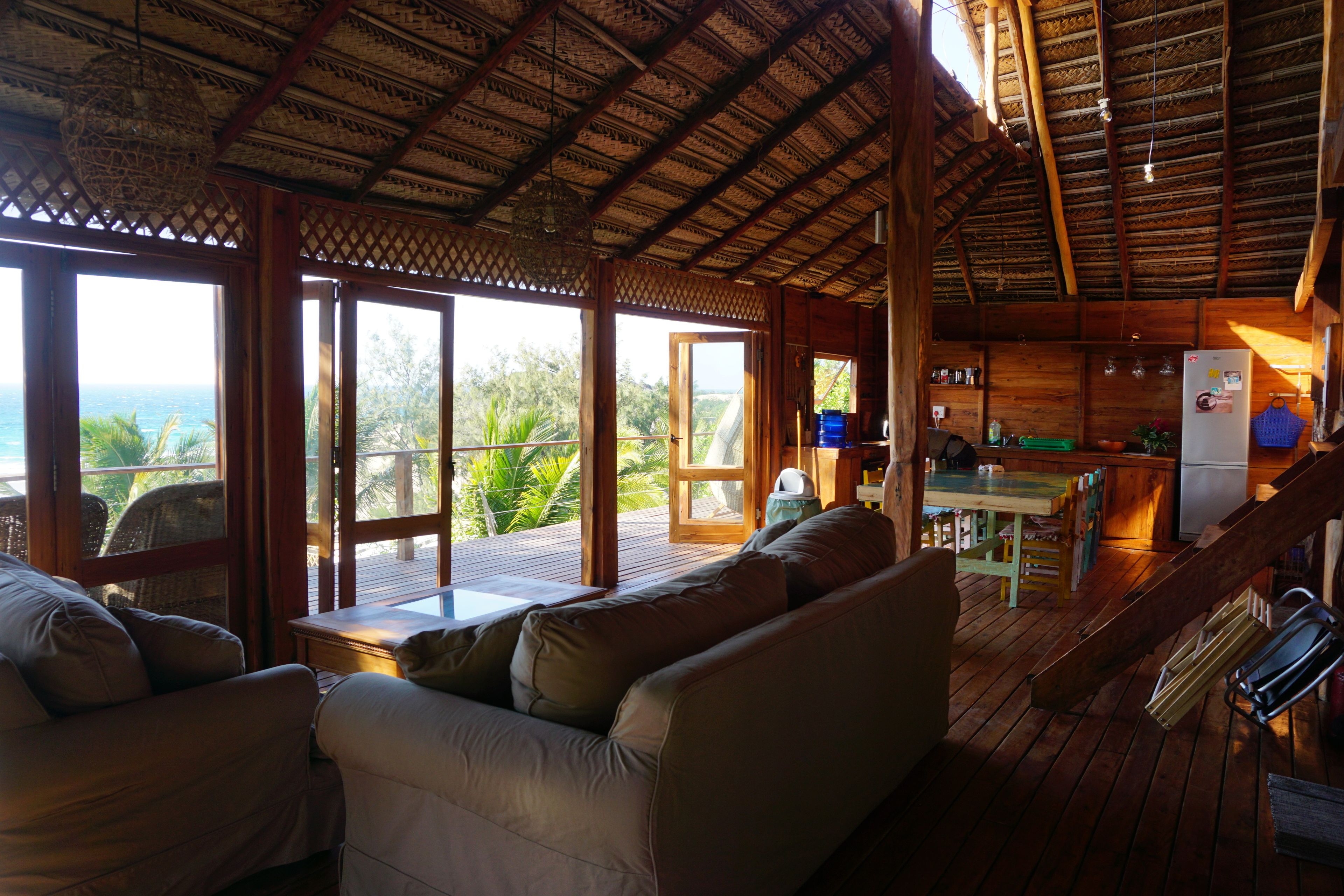 Design Villa, 3 Bedrooms, Beachfront | Terrace/patio