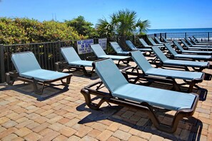 Terrace/patio - One Bedroom Poolside Condo in Myrtle Beach (Myrtle Beach)