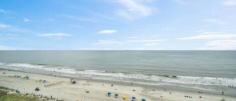 Aan het strand